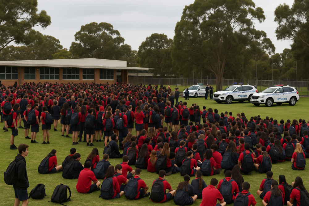 सिडनी के पश्चिमी इलाके की स्कूल में हड़कंप: Bonnyrigg हाई स्कूल में लॉकडाउन, छात्र निकाले गए सुरक्षित