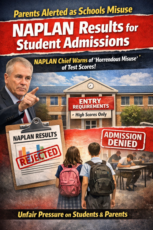 NAPLAN परीक्षा परिणामों के ‘गलत इस्तेमाल’ पर प्रमुख की चेतावनी, अभिभावकों को सतर्क रहने की सलाह