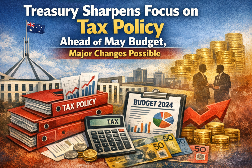 मई बजट से पहले टैक्स नीति पर ट्रेजरी का फोकस तेज, बड़े बदलावों की तैयारी