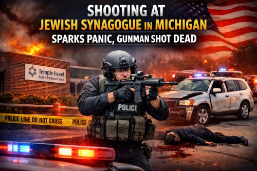 मिडिल ईस्ट में तनाव के बीच अमेरिका में गोलीबारी, यहूदी प्रार्थना स्थल पर हमला, हमलावर ढेर