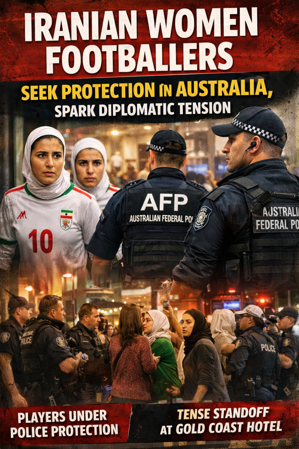 ऑस्ट्रेलिया में शरण मांगने वाली ईरानी महिला फुटबॉल खिलाड़ियों से अंतरराष्ट्रीय विवाद की आशंका
