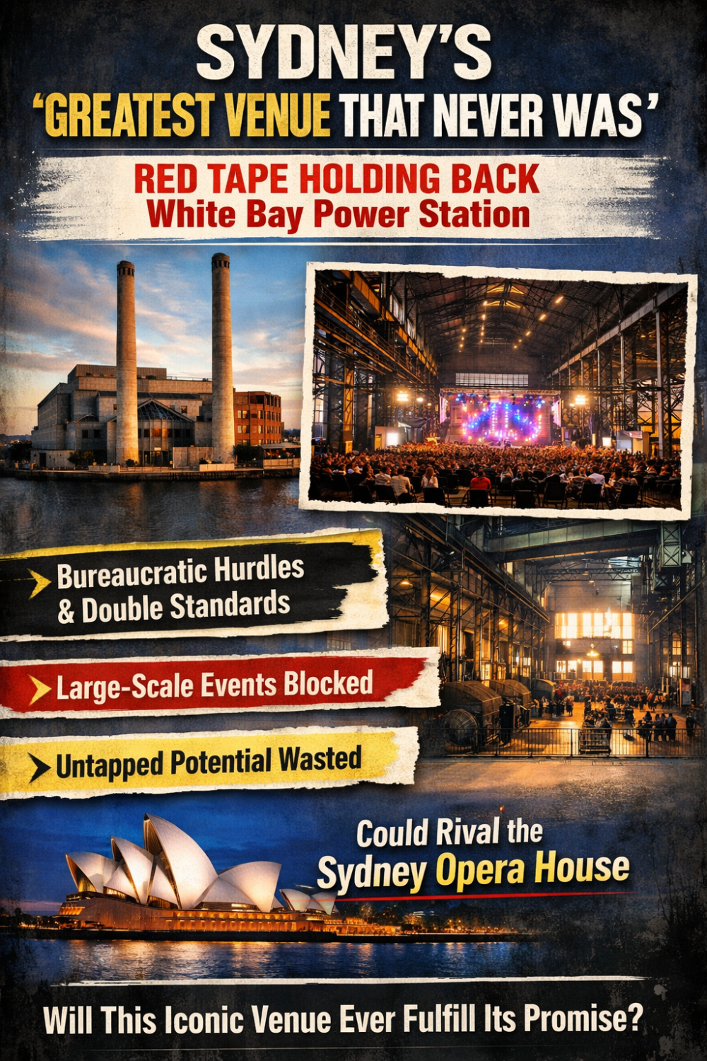 सिडनी का ‘सबसे बड़ा लेकिन अधूरा सपना’: व्हाइट बे पावर स्टेशन क्यों नहीं बन पा रहा वैश्विक आइकन