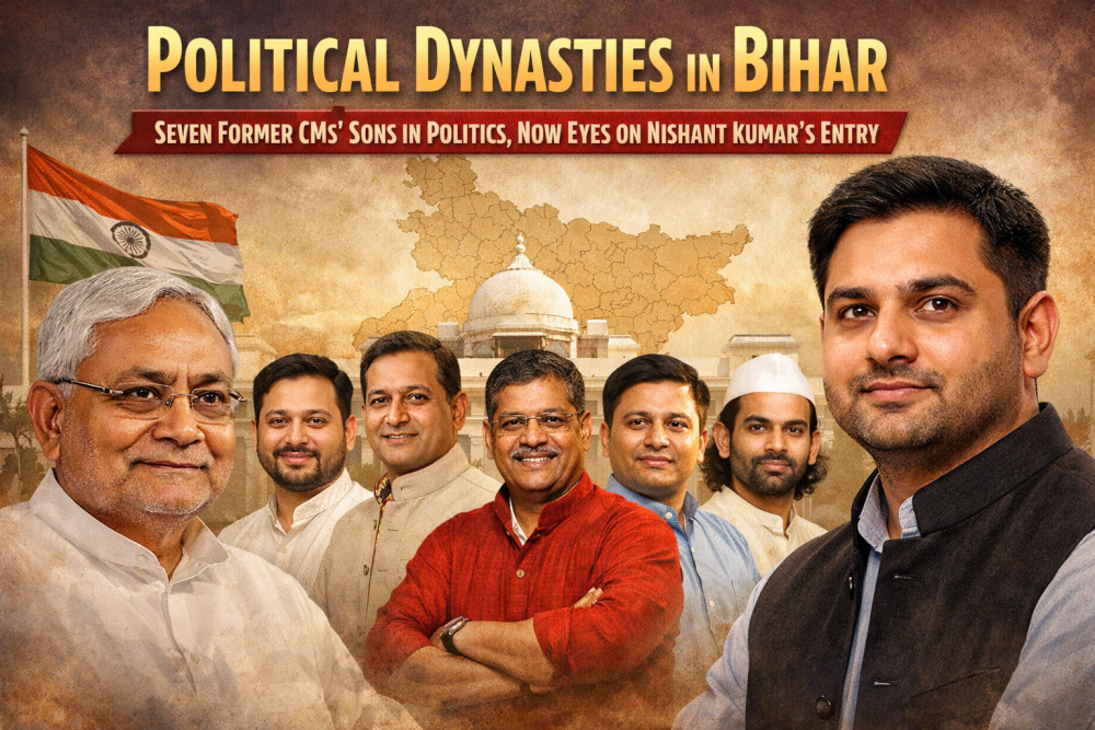 बिहार की राजनीति में परिवारवाद: सात पूर्व मुख्यमंत्रियों के बेटे सक्रिय राजनीति में, अब निशांत कुमार की एंट्री पर नजर