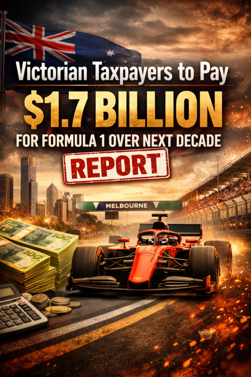 मेलबर्न F1 ग्रां प्री पर बड़ा खुलासा: अगले 10 साल में करदाताओं पर 1.7 अरब डॉलर का बोझ