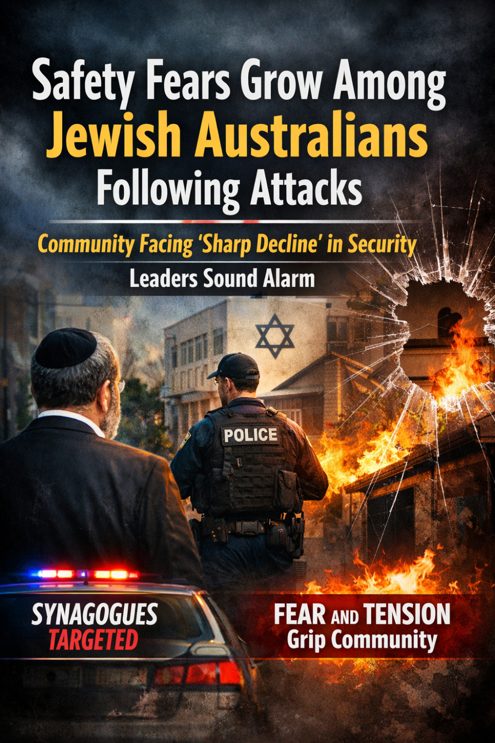ऑस्ट्रेलिया में यहूदी समुदाय की सुरक्षा पर गहरी चिंता, नेताओं ने कहा – हालात तेजी से बिगड़े