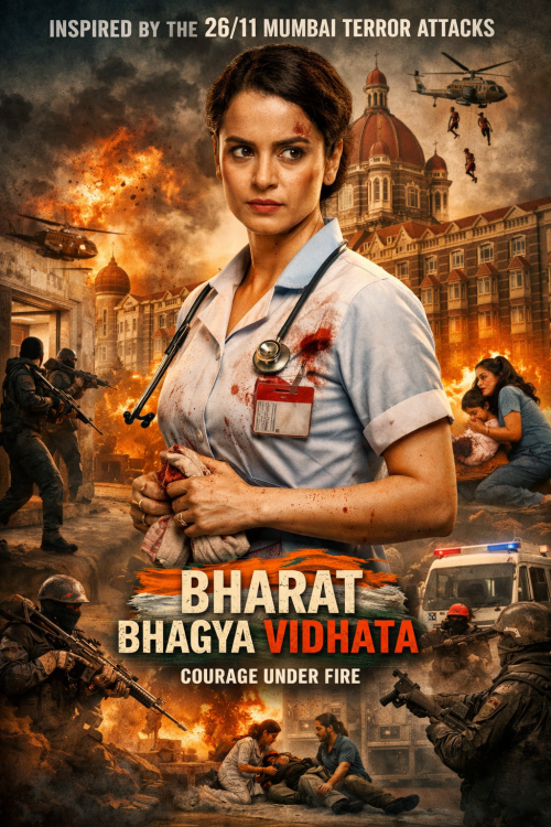 26 Nov हमलों पर बनेगी फिल्म ‘भारत भाग्य विधाता’, कंगना रनौत निभाएंगी नर्स का किरदार