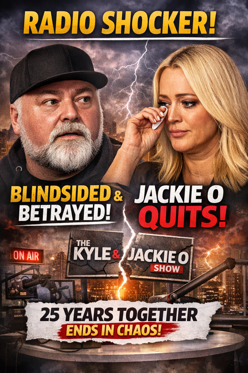 25 साल की जोड़ी टूटी: जैकी ओ के शो छोड़ने से काइल सैंडिलैंड्स ‘ब्लाइंडसाइड’ और ‘धोखा खाया’ महसूस कर रहे