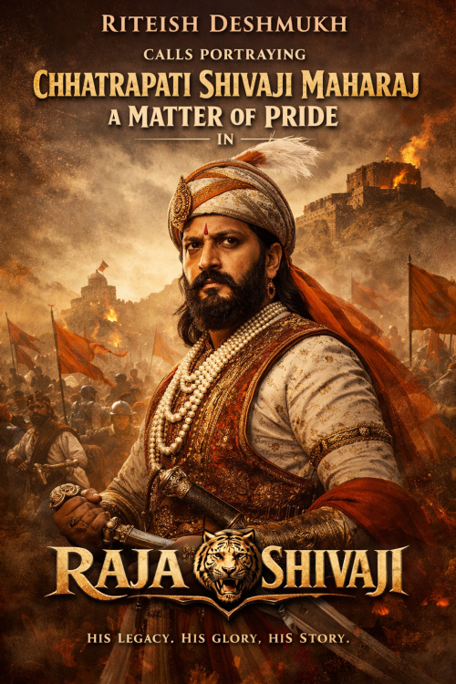 रितेश देशमुख की महत्वाकांक्षी फिल्म ‘राजा शिवाजी’ को लेकर बढ़ी उत्सुकता, अभिनेता बोले—यह मेरे लिए गर्व और जिम्मेदारी