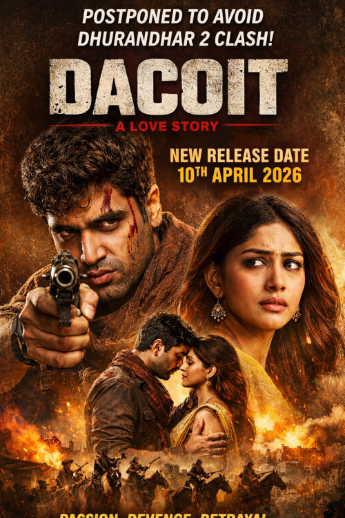 धुरंधर 2 के डर से टली ‘डकैत’ की रिलीज, अब अप्रैल में आएगी अदिवी शेष-मृणाल ठाकुर की फिल्म