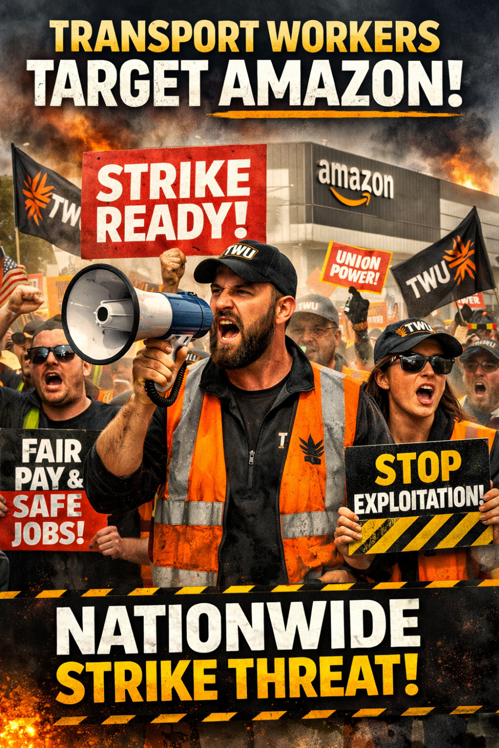 अमेज़न के खिलाफ ऑस्ट्रेलिया में विरोध की तैयारी, ट्रांसपोर्ट यूनियन ने दी हड़ताल की चेतावनी