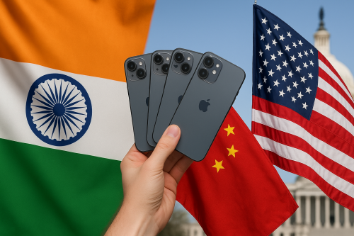 India Overtakes China in iPhone Exports to US, Delivers Record 3.3 Million Units in April 2025