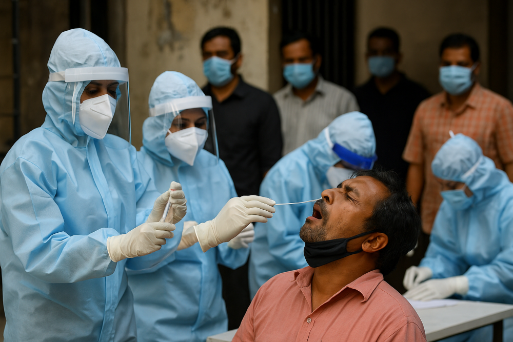 COVID-19 Resurgence: Over 2,700 Cases Reported Across India, 7 Deaths in 24 Hours