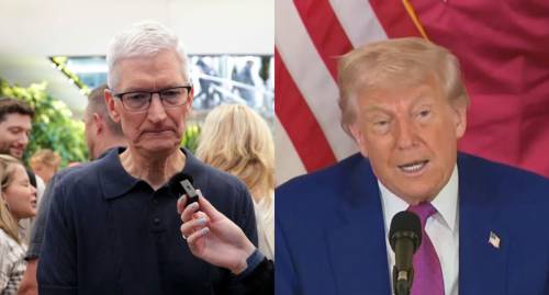 Trump Threatens Apple With 25% Tariff on iPhones Not Made in the U.S.