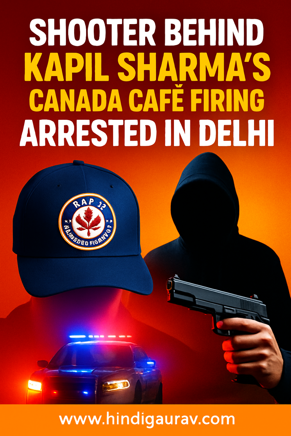 कनाडा में कपिल शर्मा के कैफे पर फायरिंग का आरोपी दिल्ली से गिरफ्तार