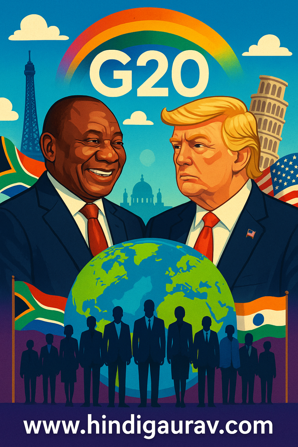 जी-20 में परंपरा टूटी: दक्षिण अफ्रीका ने ट्रंप को दिया करारा जवाब, बोले— “अध्यक्षता किसी भी स्तर के प्रतिनिधि को नहीं देंगे”