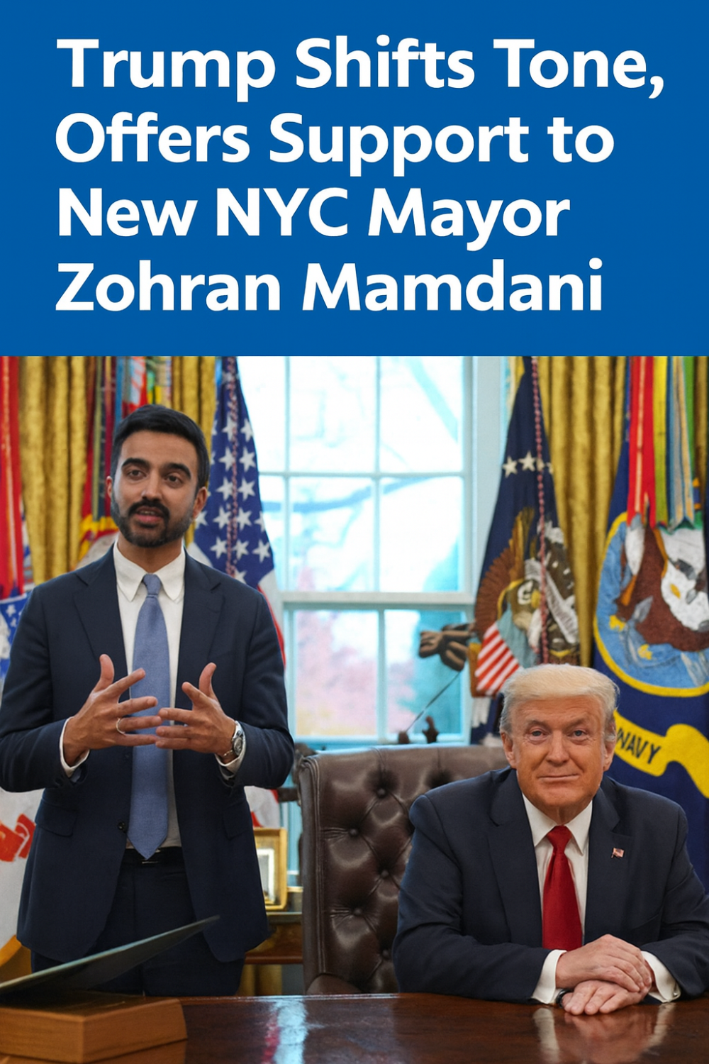 ट्रंप ने बदला सुर: ‘कम्युनिस्ट लूनाटिक’ कहने वाले न्यूयॉर्क के नये मेयर ममदानी की खुलकर तारीफ़