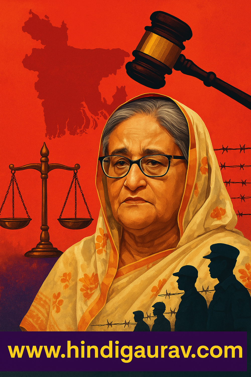 ट्रिब्यूनल ने शेख हसीना को मानवता के खिलाफ अपराध का दोषी ठहराया, सुनाई मौत की सजा