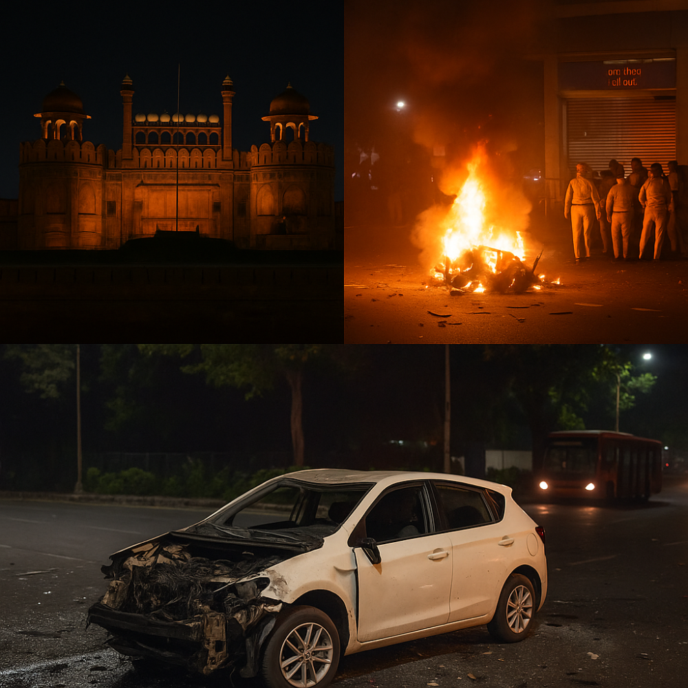 लाल किला विस्फोट से दहली राजधानी — 9 की मौत, डॉक्टर उमर मोहम्मद मुख्य संदिग्ध