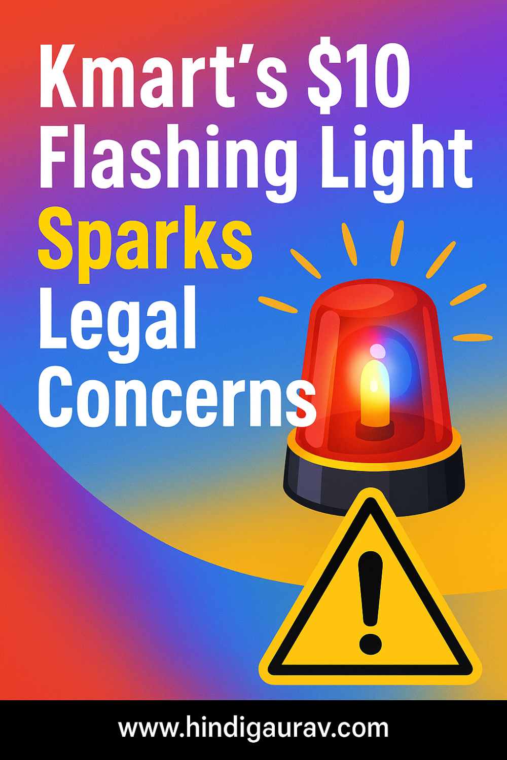केमार्ट का नया फ्लैशिंग लाइट: मज़ेदार या कानून के खिलाफ?