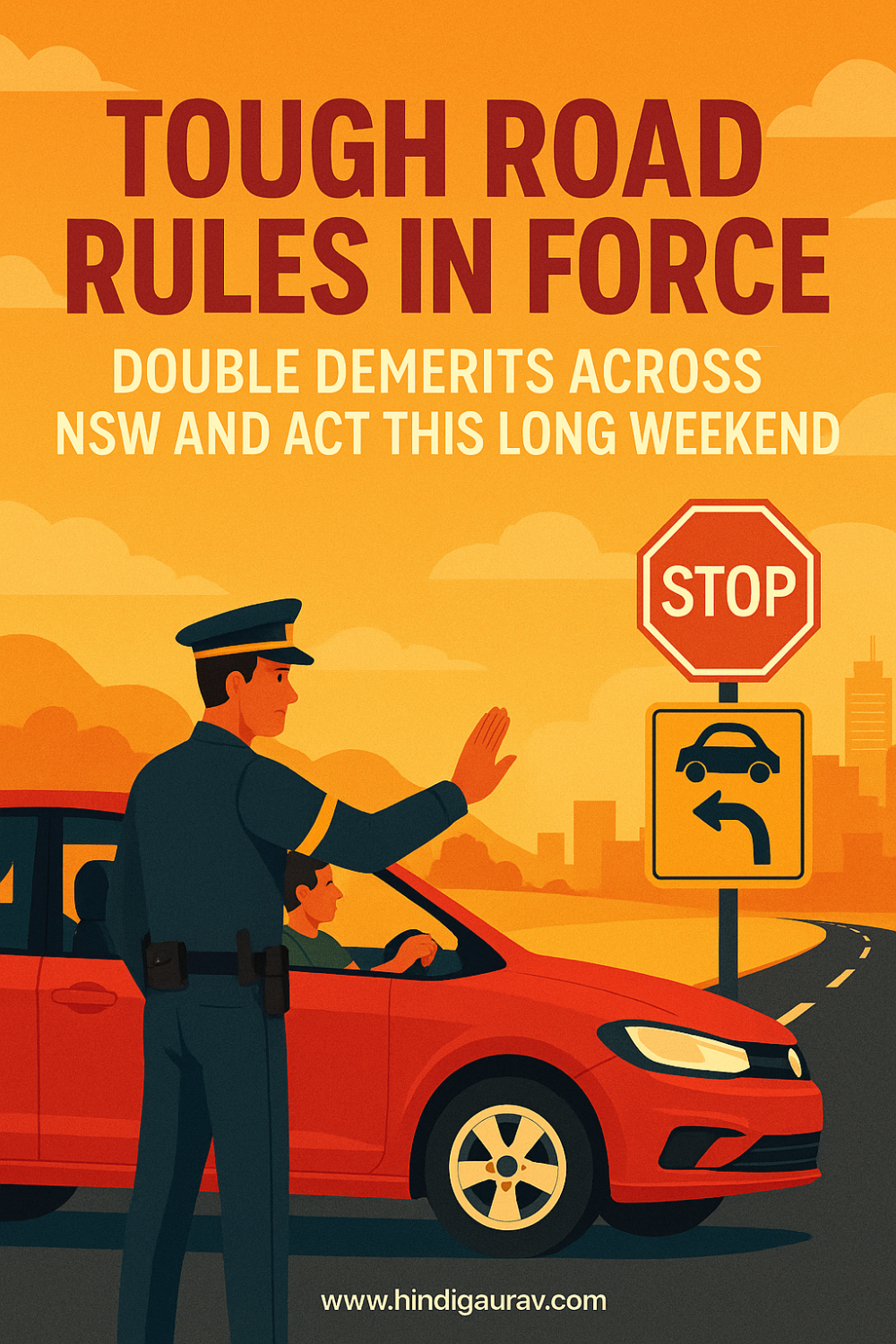 इस लंबे वीकेंड में सख़्त पुलिस निगरानी: न्यू साउथ वेल्स और एसीटी में लागू हुए डबल डिमेरिट्स