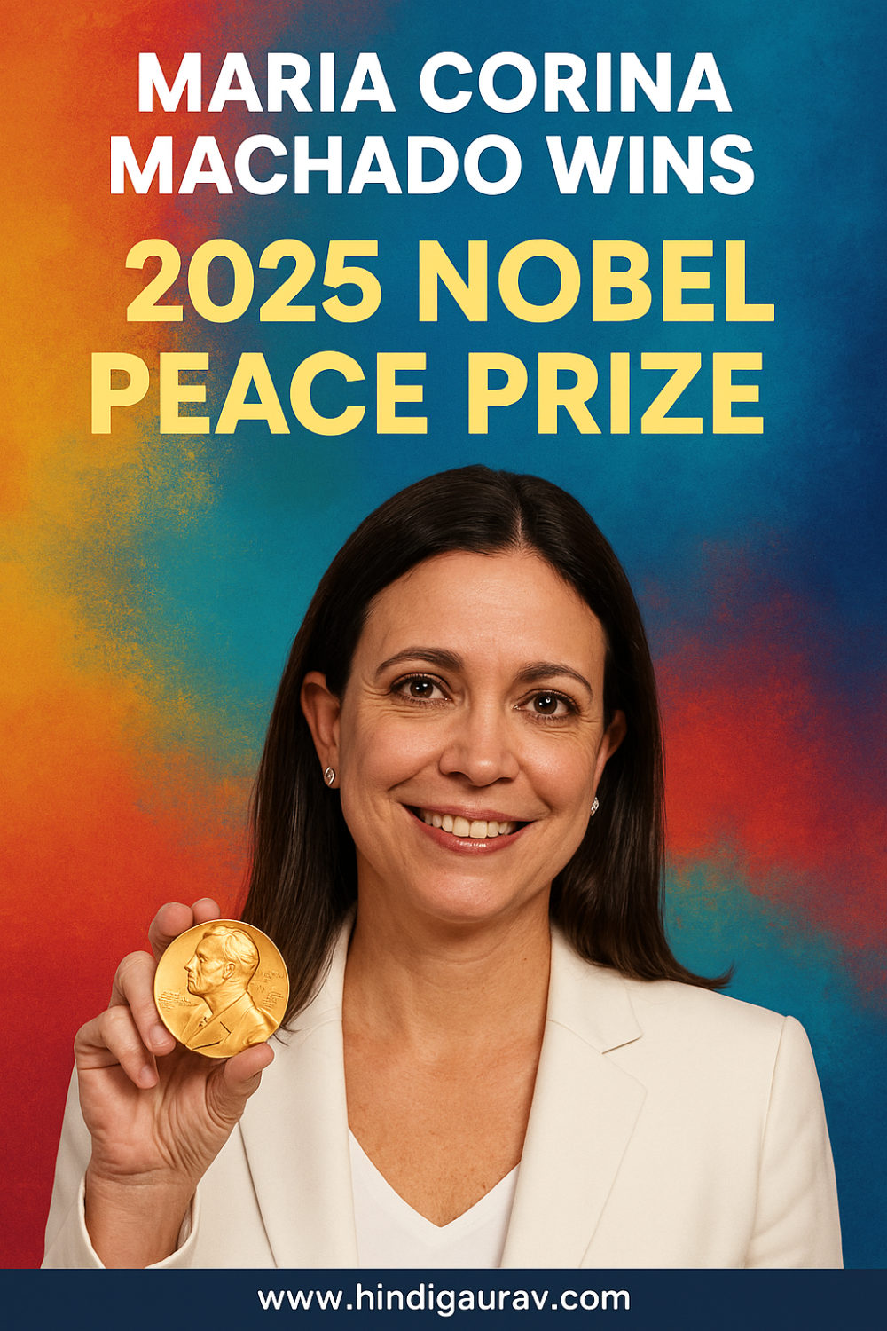 नोबेल शांति पुरस्कार 2025: वेनेजुएला की विपक्षी नेता मारिया कोरिना मचाडो को मिला सम्मान, ट्रंप रह गए खाली हाथ