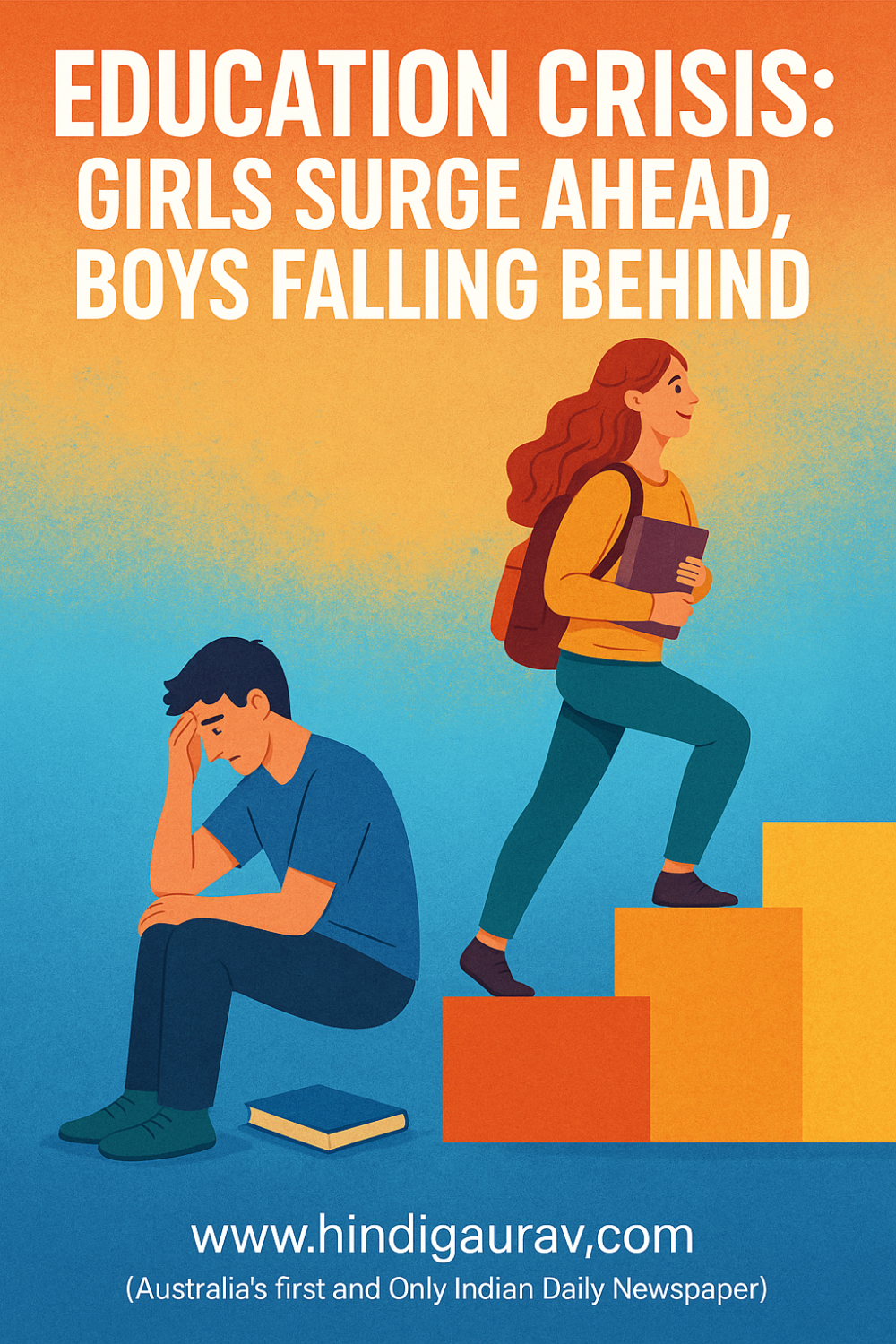 शिक्षा संकट: लड़कियाँ आगे, लड़के पिछड़ रहे
