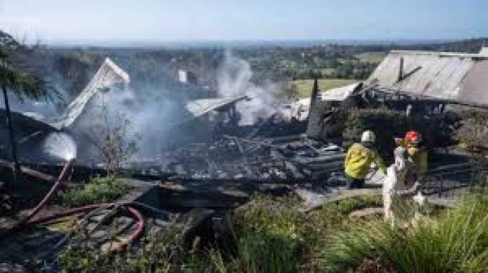 ऐतिहासिक वेडिंग स्थल ‘लॉक्सली ऑन बेलबर्ड हिल’ भीषण आग में खाक