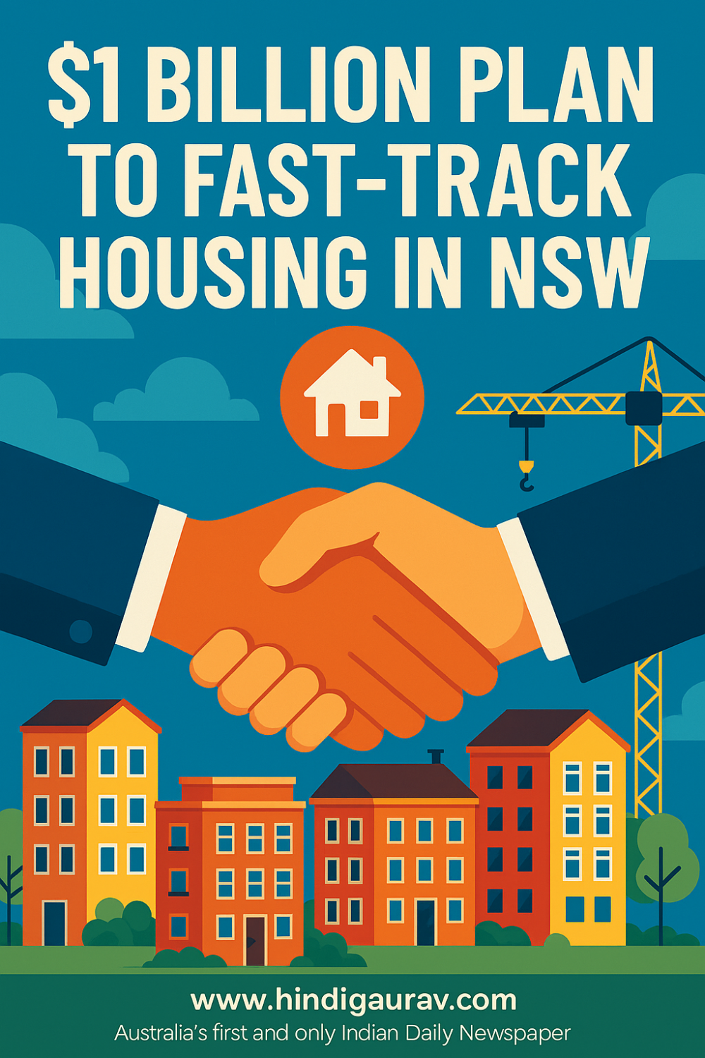 न्यू साउथ वेल्स में 1 अरब डॉलर का आवास निर्माण प्रोत्साहन योजना