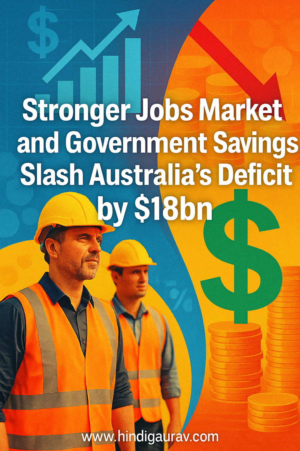 मज़बूत मज़दूर बाज़ार और सरकारी बचत से बजट घाटा 18 अरब डॉलर घटा