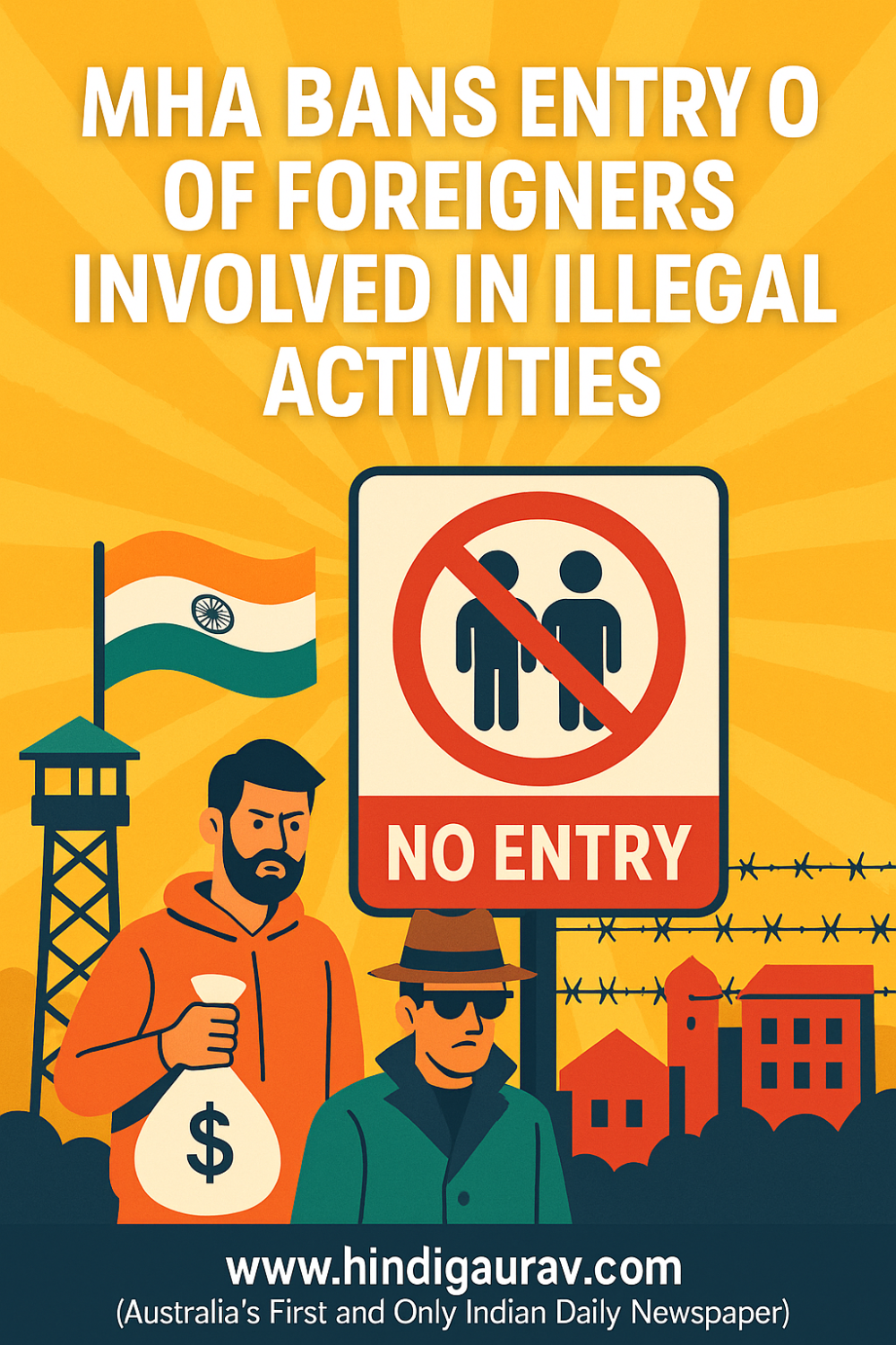 गृह मंत्रालय का बड़ा फैसला: गैरकानूनी गतिविधियों में लिप्त विदेशियों पर रोक, राज्यों में बनेंगे डिटेंशन कैंप