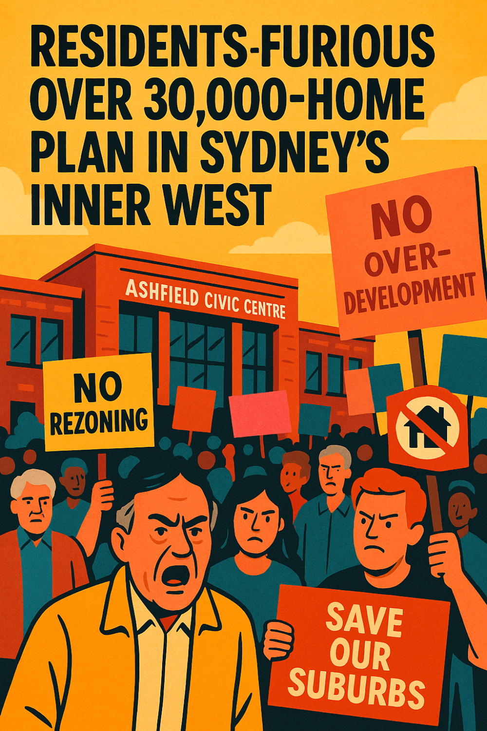 सिडनी के इनर वेस्ट में 30,000 नए मकानों की योजना पर बवाल