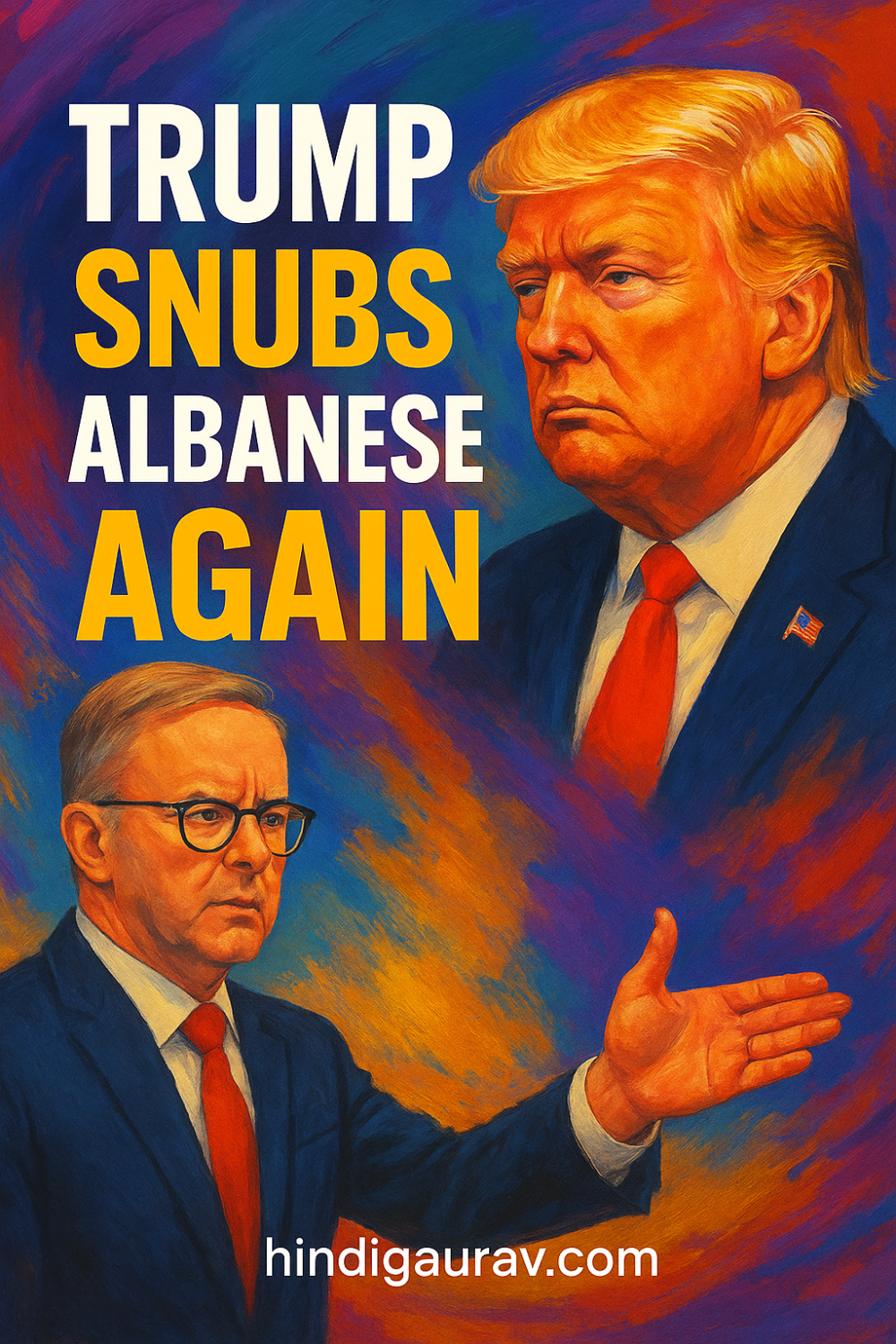 ट्रंप ने फिर अल्बानीज़ को किया नज़रअंदाज़, मुलाक़ात की उम्मीद टूटी