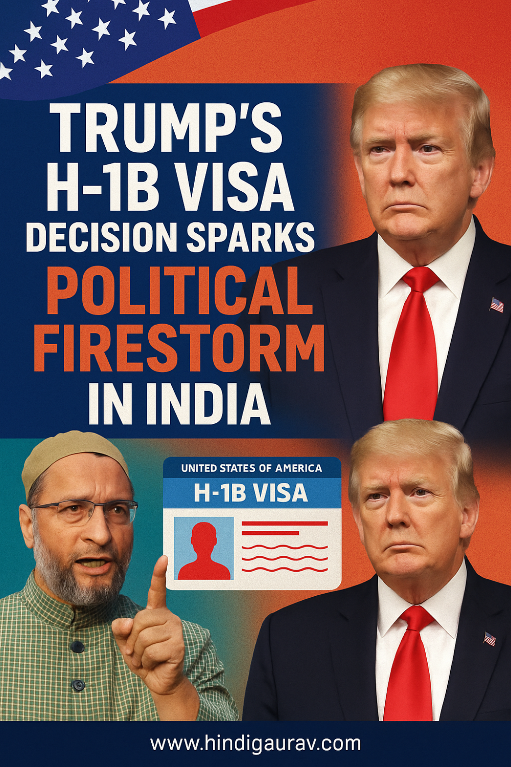 एच-1बी वीज़ा नियमों पर ट्रंप प्रशासन का बड़ा फैसला, भारत में सियासत गरमाई