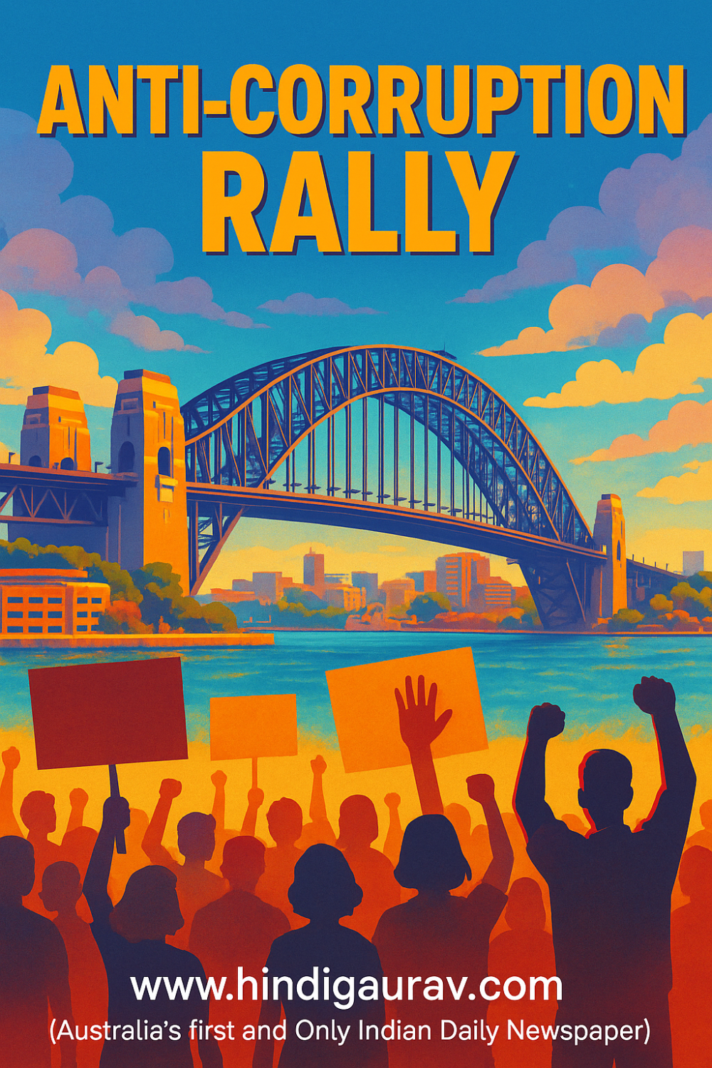 सिडनी हार्बर ब्रिज पर ‘एंटी-करप्शन’ रैली की तैयारी