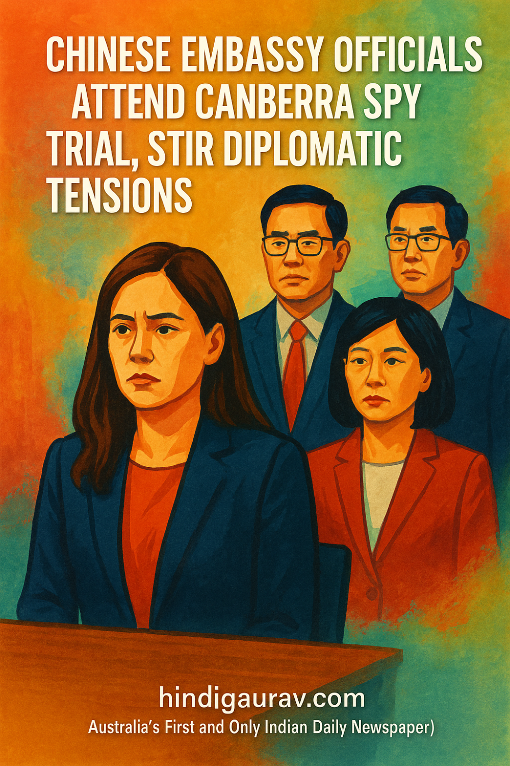 कैनबरा जासूसी मामले में चीनी दूतावास अधिकारियों की मौजूदगी से बढ़ी संवेदनशीलता
